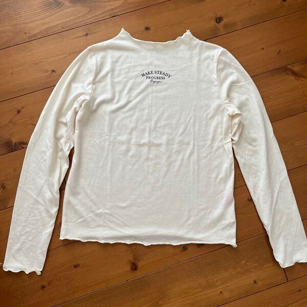 レピピアルマリオ 長袖Tシャツ ロンT 長袖 カットソー 薄手 Lサイズ オフホワイト