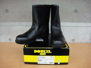 63103K 未使用品 ドンケル 安全靴 406G 半長靴 26.5cm ブラック 作業靴 DONKEL