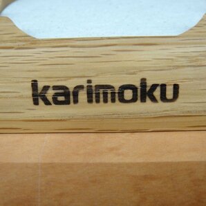 KC05 美品 カリモク 珪藻土/木製 コースター 2枚セット karimokuの画像8