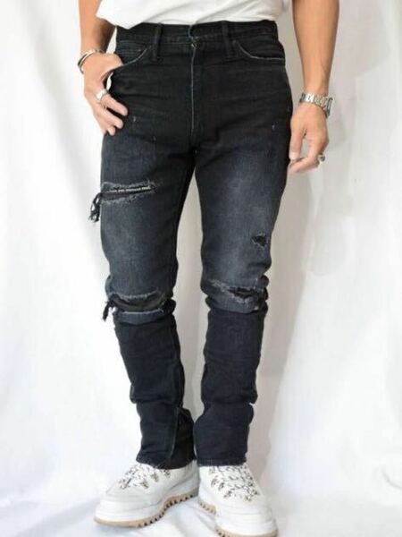 FORSOMEONE CLASH DENIM PANTS デニムパンツ