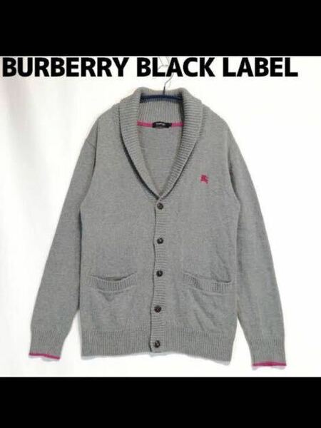 BURBERRY バーバリー ブラックレーベル ショール カーディガン