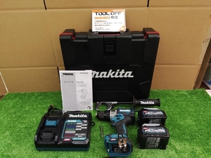 010■未使用品・即決価格■マキタ makita 充電式ドライバドリル HP001GRDX バッテリ×2 充電器