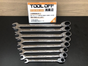 016■おすすめ商品■Snap-on スナップオン コンビネーションラチェットレンチ8pcs SOXRR（10・12・14・16・18・20・22・24） インチ