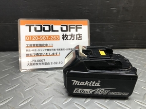 014〇おすすめ商品〇マキタ makita バッテリー BL1860B 18V 6.0Ah 充電回数6回 過放電0% 過負荷0%