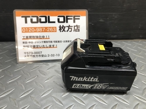 014〇おすすめ商品〇マキタ makita バッテリー BL1860B 18V 6.0Ah 充電回数4回 過放電0% 過負荷0%