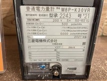 002○ジャンク品○三菱 普通電力量計 M8P-K30VR 2021年製　動作未確認　200V 5A　CT250/5A　高崎店_画像2