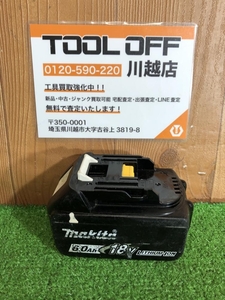 001♪おすすめ商品♪マキタ makita バッテリ BL1860B ※充電回数33回/過放電10%/過負荷5%