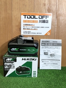 001♪未使用品♪HiKOKI ハイコーキ マルチボルトバッテリー BSL36B18X