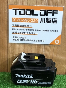 001♪おすすめ商品♪makita マキタ バッテリー BL1860B 充電4回