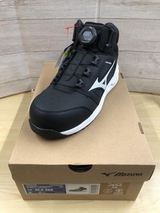 015●未使用品・即決価格●Mizuno　ミズノ 安全靴　BOA　ブラック×ホワイト F1GA220309　25.0㎝ オールマイティ