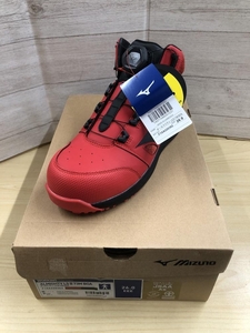 015●未使用品・即決価格●Mizuno　ミズノ 安全靴　BOA　レッド×ブラック F1GA220362　26.0㎝ オールマイティ