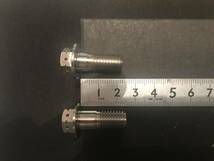 64チタン材・転造 キャリパーマウントボルト　M10x23mm/25mm(P1.5/P1.25) ブレンボ/ロッキード _画像3