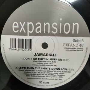 JAMARIAH/ST EP /DON'T GO TRIPPIN' OVER ME/LET'S TURN THE LIGHTS DOWN LOW　newjackswing