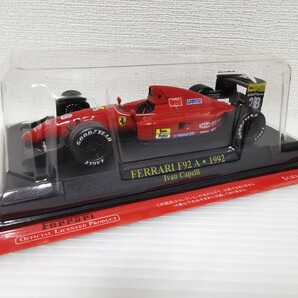 送料300円〜★未開封★ アシェット 公式フェラーリF1コレクション Ferrari F92 A 1992 Ivan Capelli 1/43 ミニカー FERRARIの画像1