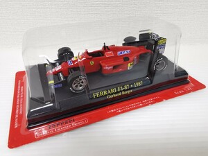 送料220円〜★未開封★ アシェット 公式フェラーリF1コレクション Ferrari F1-87 Gerhard Berger (1987) 1/43スケール FERRARI