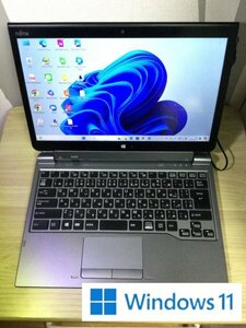 ★富士通 2in1 中古PC★ 高性能6世代i5！M.2 SSD 128GBQ736/P Core i5-6300U & キーボード・ドッキングステーション ●FMV-NKB10 P67186