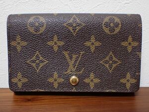 豊G469/6J◆LOUIS VUITTON ルイヴィトン 二つ折り モノグラム ポルトモネ ビエ トレゾール 財布 L字ファスナー◆