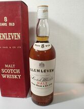 豊G112/8J◆GLENLEVEN グレンリーヴン MALT SCOTCH WHISKY 8年 スコッチウイスキー 43％ 750ml 古酒未開栓◆_画像2