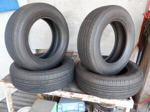 即決 中古 タイヤ 4本 セット BS ブリジストン ALENZA LX100 215/65R16 98H 2021年製 溝7mm Xトレイル エルグラ等 /60【5-33757】