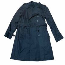 Aquascutum アクアスキュータム トレンチコート 裏地 チェック ブラック系_画像1