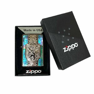 ZIPPO ジッポー シェル コーティング オイルライター 4581832 火花のみ 着火確認×