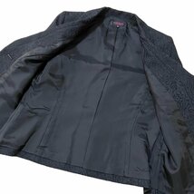 YUKI TORII ユキトリイ スーツ セットアップ ジャケット ロングスカート 総柄 ブラック系 ポリエステル レディース サイズ13_画像5