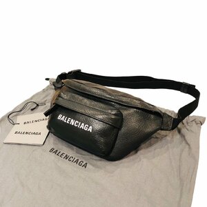 BALENCIAGA Balenciaga сумка "body" поясная сумка 579617 Every tei ремень сумка кожа черный чёрный 
