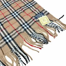 BURBERRY バーバリー ノヴァチェック ウール100％ マフラー タグあり 未使用_画像6