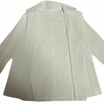 ISSEY MIYAKE イッセイミヤケ WHITE LABELプリーツ セットアップ ジャケット スカート ポリエステル100% ミント系 レディース サイズ1 2_画像7