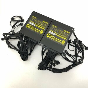 ☆ Segotep GP1350G フルモジュラー 2点セット まとめ 1250W出力 ゲーミング マイニング 電源ユニット ※ACケーブル欠品