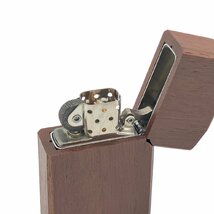 未使用品 ZIPPO ジッポ ウッド ライター オイルライター ロゴ有り 着火未確認_画像5