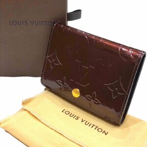 LOUIS VUITTON ルイヴィトン ヴェルニ アンヴェロップ カルトドゥヴィジット 名刺入れ カード 箱付き M91409