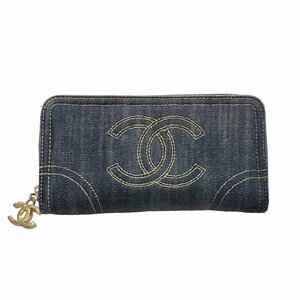 CHANEL シャネル デニム ココマーク 長財布 ココマークファスナー 10611899