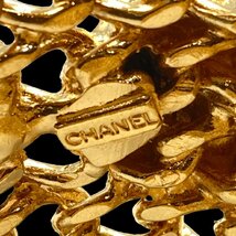 CHANEL シャネル グリポワガラス ラインストーン パール バングル ブレスレット GP ゴールド系_画像6