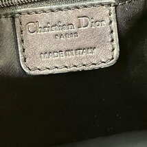 Dior ディオール ディオール ワンショルダー バッグ トロッター 07 BO 0057 ナイロンｘレザー ハートチャーム ブラック_画像9