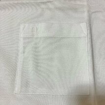 新品 未使用 タグ付き HERMES エルメス 鹿の子 半袖 Ｔシャツ Hロゴ 刺繍 白系 コットン100％ レディース XS 保存箱付き_画像6