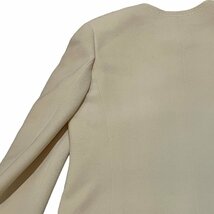 CHANEL シャネル ヴィンテージ オフホワイト スカートセットアップ 色焼け シミ有り サイズ40 スーツ_画像6