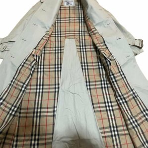 BURBERRY バーバリー Burberrys バーバリーズ トレンチコート C-TK83 ノバチェック ベージュ系の画像9