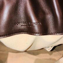 1円 BOTTEGAVENETA ボッテガヴェネタ イントレチャート トートバッグ ナッパレザー ショルダーバッグブラウン系 ハンドミラー付き_画像6