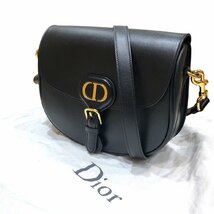 Dior ディオール BOBBY ボビー ミディアム ショルダーバッグ ボックスカーフ ブラック M9319UMOL_画像1