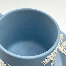 ★Wedgwood ウェッジウッド ジャスパー デミタスカップ＆ソーサー 2客 灰皿2点 小物入れ プレート セット_画像7