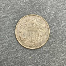 アメリカ硬貨 1864年 ２セント コイン 銅貨 アンティーク コレクション_画像1