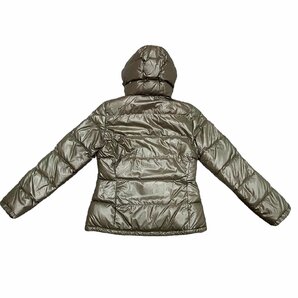 MONCLER モンクレール ダウンジャケット フード付き グレー系 size0の画像2