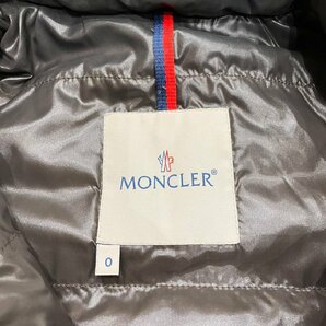 MONCLER モンクレール ダウンジャケット フード付き グレー系 size0の画像5