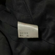 ISSEY MIYAKE イッセイミヤケ デザインジャケット ゴートレザー ブラック系 メンズ サイズL_画像9