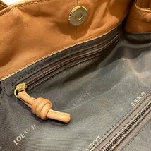 LOEWE ロエベ ナッパアイレ アナグラム ハンドバッグ レザー ハンドバッグ ゴールド系_画像10