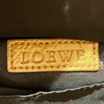 LOEWE ロエベ ナッパアイレ アナグラム ハンドバッグ レザー ハンドバッグ ゴールド系_画像9