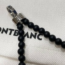 美品 MONTBLANC モンブラン ブレスレット ブラックオニキス アクセサリー メンズ_画像5