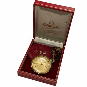 OMEGA オメガ DE VILLE デヴィル 懐中時計 手巻き 131.1714 ゴールドカラー ヴィンテージの画像1