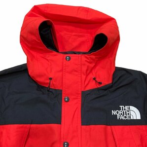 美品 THE NORTH FACE ザ ノースフェイス ゴアテックス マウンテンライトジャケット メンズ レッド NP11834の画像4